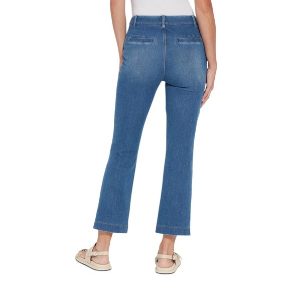 EUC Women's LYSSE Elle Ankle Flare Denim Jeans | Size M - Picture 3 of 16